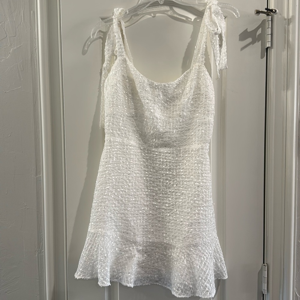 American Threads white dress size Medium